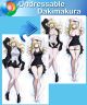 The Witch and the Beast Guideau Undressable Dakimakura Hugging Body Pillow Cover