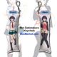 Boku no Hero Academia Kyoka Jiro Mini Dakimakura Keychain Phone Strap