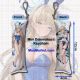 Blue Archive Ichinose Asuna Mini Dakimakura Keychain Phone Strap