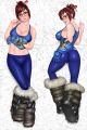 Overwatch Mei by Torn-S Dakimakura Cover