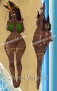 Original Character African Goddess Dakimakura Hugging Body Pillow Cover