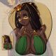 Original Character African Goddess 3D Wrist Rest Oppai Mouse Pad