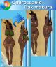 Original Character African Goddess Undressable Dakimakura Hugging Body Pillow Cover