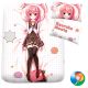Comic Girls Kaoruko Moeta Anime Bed Sheet or Duvet Cover