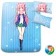 Happy Sugar Life Satou Matsuzaka Anime Bed Sheet or Duvet Cover