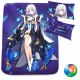 Date A Live Origami Tobiichi Anime Bed Sheet or Duvet Cover