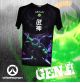 Overwatch Full Color T-Shirt Black Tee
