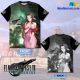 Final Fantasy VII Remake Aerith Gainsborough Double Sided Full Graphic T-Shirt