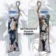Attack on Titan Levi Ackerman Mini Dakimakura Keychain Phone Strap