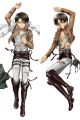 Attack on Titan Dakimakura Hugging Pillow Cover