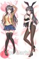 Rascal Does Not Dream of Bunny Girl Senpai Sakurajima Mai Dakimakura Hugging Pillow Cover