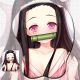 Kimetsu no Yaiba Nezuko Kamado 3D Wrist Rest Oppai Mouse Pad