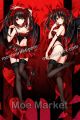 Date A Live Tokisaki Kurumi Pretty Devil Ver. Dakimakura Hugging Body Pillow Cover