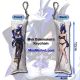 Genshin Impact Clorinde Mini Dakimakura Keychain Phone Strap