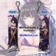 Azur Lane Musashi Mini Dakimakura Keychain Phone Strap