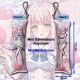 Blue Archive Misono Mika Mini Dakimakura Keychain Phone Strap