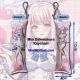 Blue Archive Misono Mika Mini Dakimakura Keychain Phone Strap