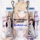 Genshin Impact Escoffier Mini Dakimakura Keychain Phone Strap