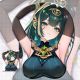 Genshin Impact Nefer 3D Wrist Rest Oppai Mouse Pad