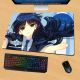 White Album Gaming Mouse Pad Desk Pad Playmat