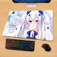 Azur Lane Laffey Wedding Dress Gaming Mouse Pad Desk Pad Playmat