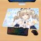 Genshin Impact Barbara Gaming Mouse Pad Desk Pad Playmat