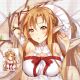 Sword Art Online Yuuki Asuna 3D Wrist Rest Mouse Pad