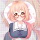 Beyond the Boundary Mirai Kuriyama 3D Wrist Rest Oppai Mousepad