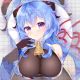 Genshin Impact Ganyu 3D Wrist Rest Oppai Mousepad