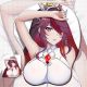 Genshin Impact Rosaria 3D Wrist Rest Oppai Mouse Pad