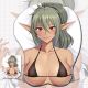Queen's Blade Echidna 3D Wrist Rest Oppai Mouse Pad