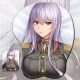 Valkyria Chronicles 4 Selvaria Bles 3D Wrist Rest Oppai Mouse Pad
