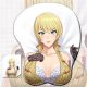 CrossFire Fox Howl 3D Wrist Rest Oppai Mouse Pad