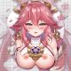 Genshin Impact Yae Miko 3D Wrist Rest Oppai Mouse Pad