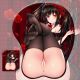 Date A Live Kurumi Tokisaki Lingerie 3D Wrist Rest Oppai Mouse Pad