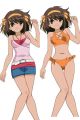 Suzumiya Haruhi Dakimakura Hugging Body Pillow Cover