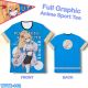 Princess Connect! Re:Dive Double-sided Full Graphic T-shirt