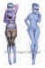 Mass Effect PeeBee Dakimakura Hugging Pillow Cover A0226B