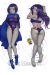 Teen Titans Raven Dakimakura Hugging Pillow Cover A0267A