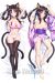 High School DxD Kuroka Dakimakura Hugging Pillow Cover A0276B