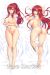 Fairy Tail Erza Scarlet Dakimakura Hugging Pillow Cover A0278D