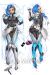 Overwatch Sombra Cyberspace Dakimakura Hugging Pillow Cover A0321A