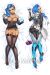 Overwatch Sombra Cyberspace Dakimakura Hugging Pillow Cover A0321C