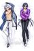 Tekken 7 Lee Chaolan & Violet Dakimakura Hugging Pillow Cover A0332