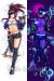 League of Legends Akali K/DA Skin Dakimakura Hugging Pillow Cover A0339C