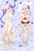 Azur Lane Sirius White Rose Skin Dakimakura Hugging Pillow Cover A0354D