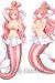 One Piece Shirahoshi Dakimakura Hugging Body Pillow Cover A0472D