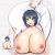 Chichi Miko!! Chichiizumi Shuuka 3D Wrist Rest Oppai Mouse Pad A0598MWB