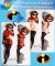 The Incredibles Elastigirl Undressable Dakimakura Hugging Body Pillow Cover A0607U