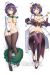 Gushing over Magical Girls Utena Hiiragi Akeno Dakimakura Hugging Body Pillow Cover A0668B